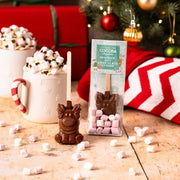 Hot Chocolate Reindeer Stirrer with Marshmallows