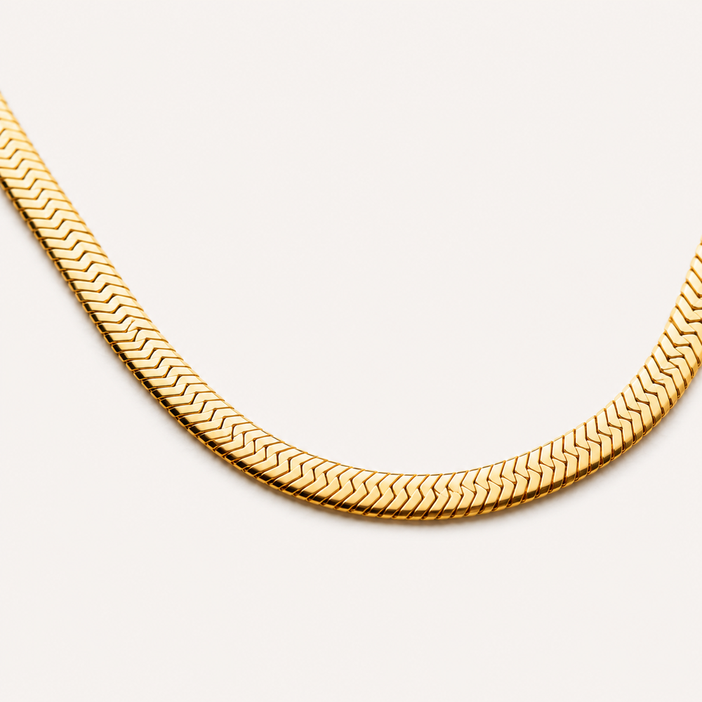 Wave Line Necklace