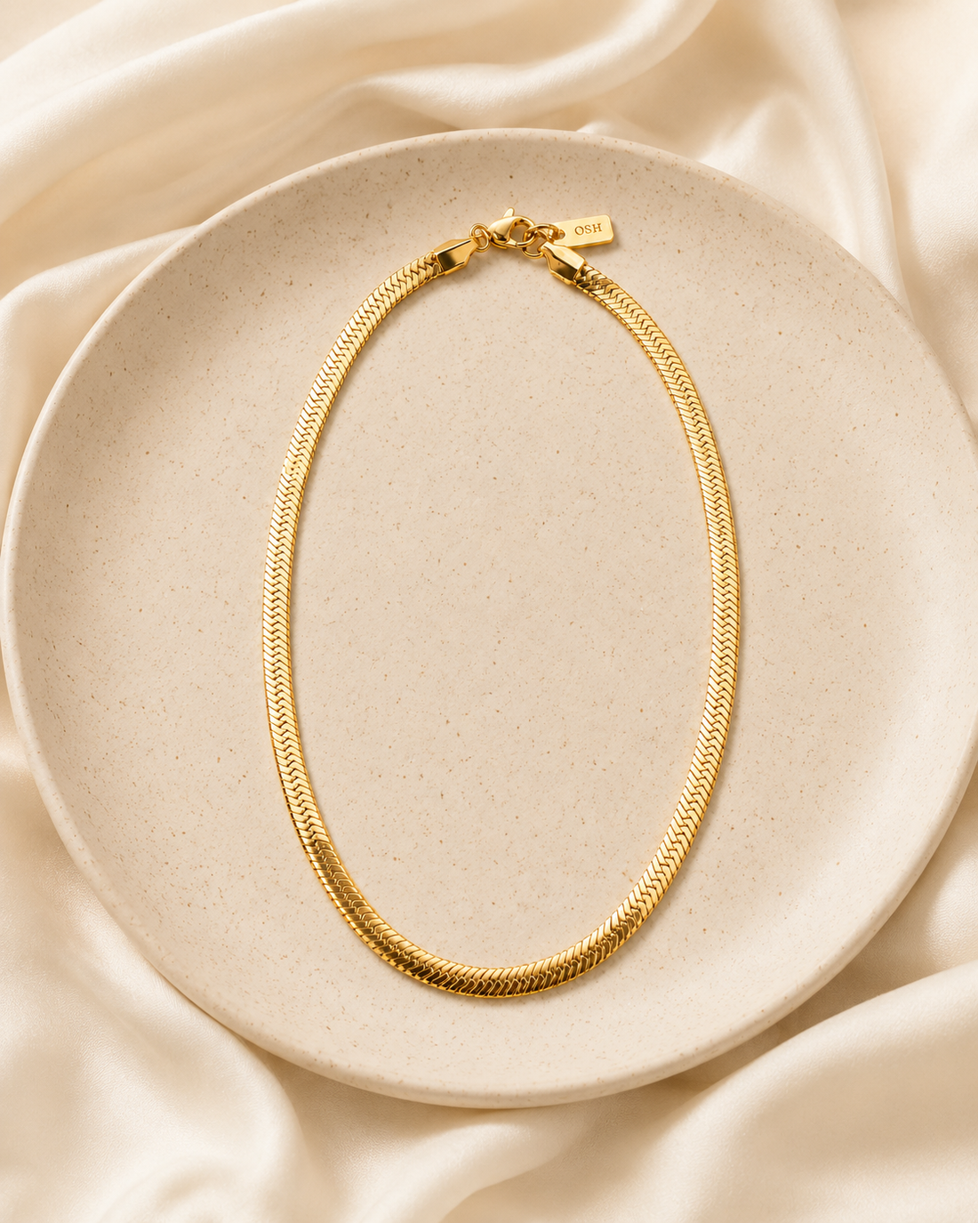 Wave Line Necklace