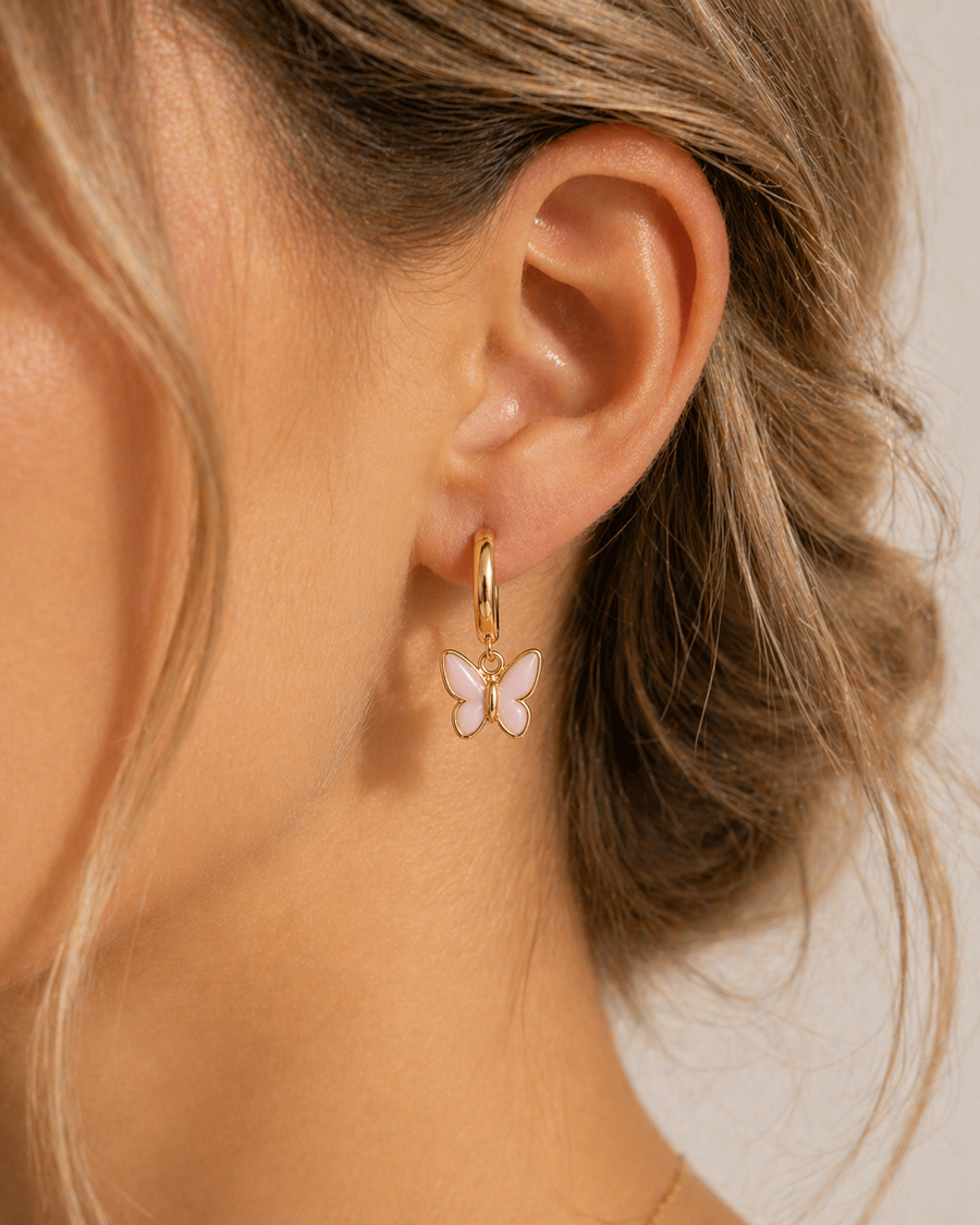 Blush Butterfly Charm