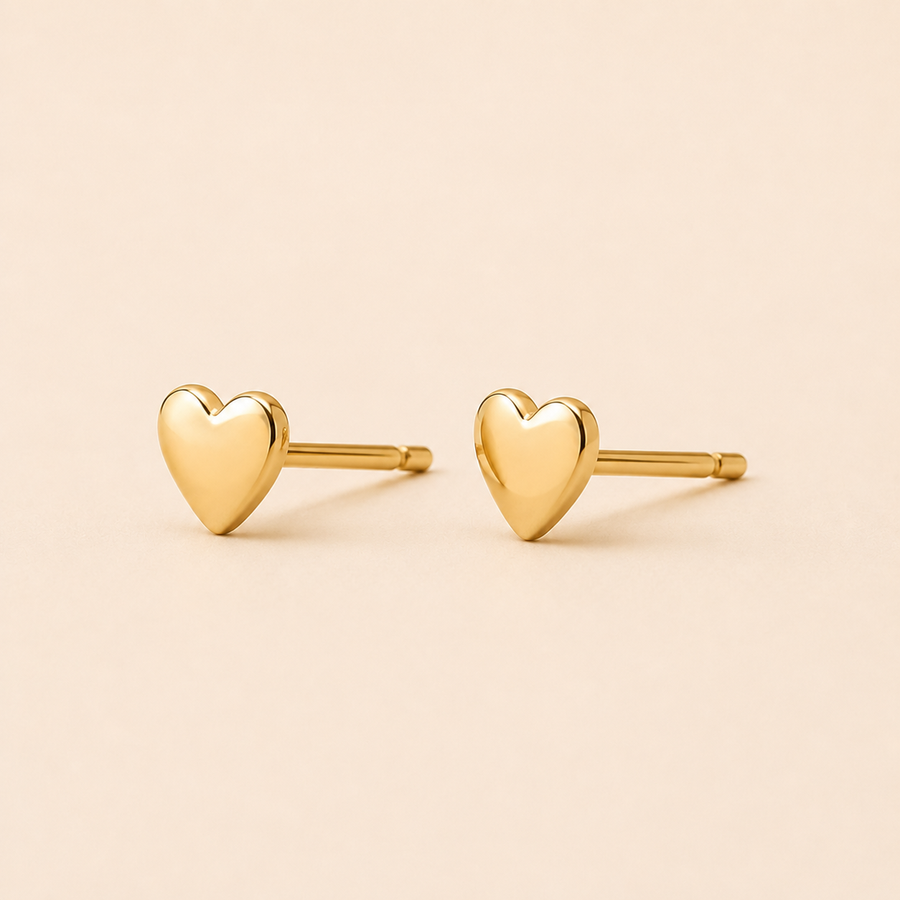 Mini Heart Studs