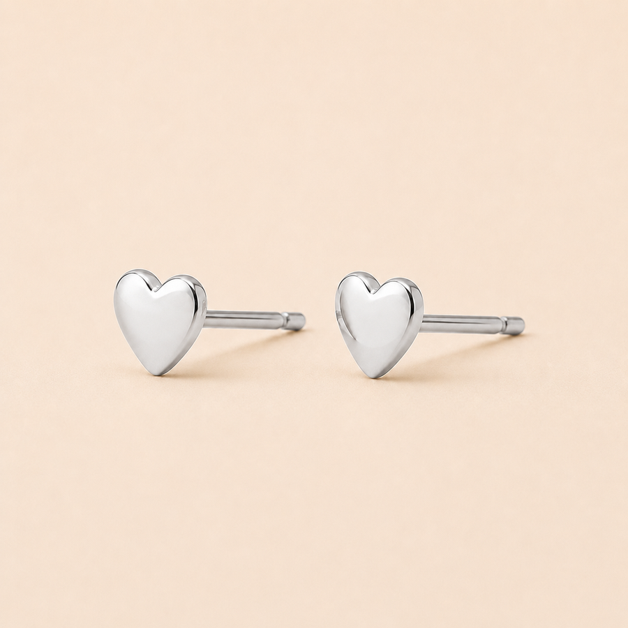 Mini Heart Studs