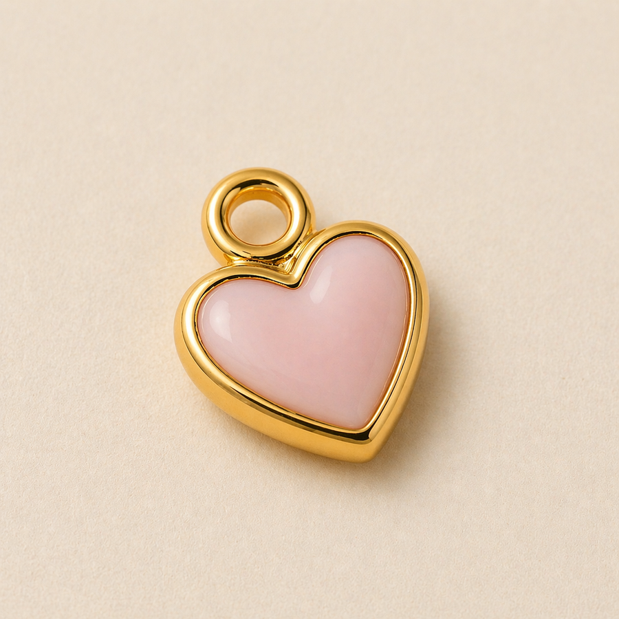 Blush Heart Charm