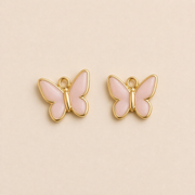 Blush Butterfly Charm